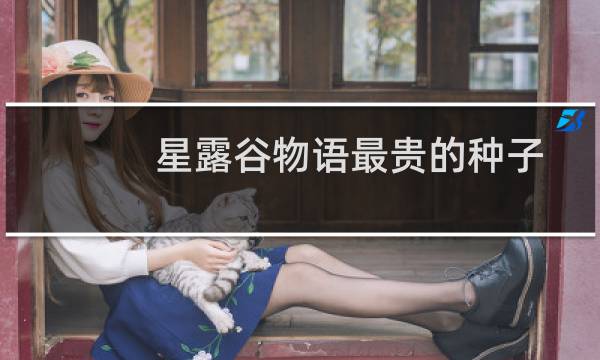 星露谷物语最贵的种子