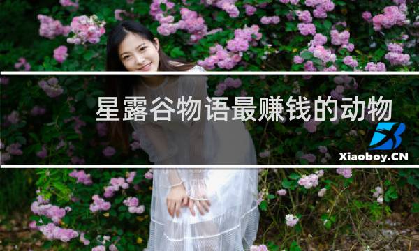 星露谷物语最赚钱的动物