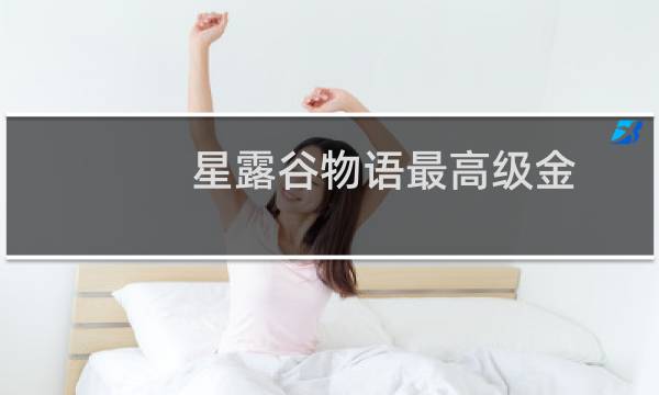 星露谷物语最高级金
