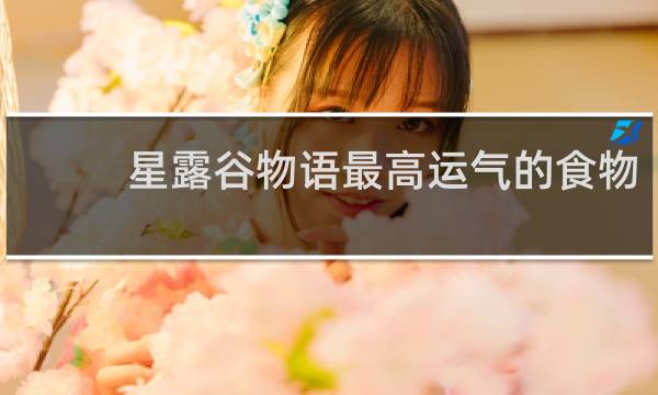 星露谷物语最高运气的食物