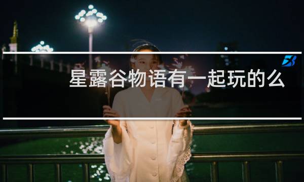 星露谷物语有一起玩的么