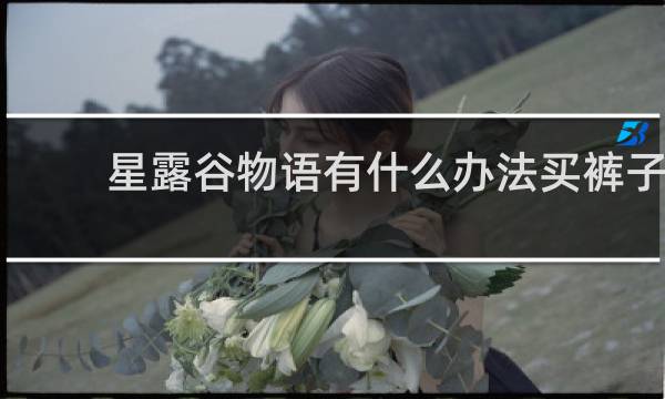 星露谷物语有什么办法买裤子