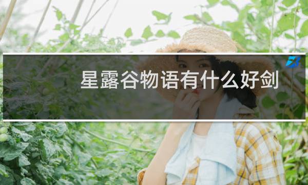 星露谷物语有什么好剑