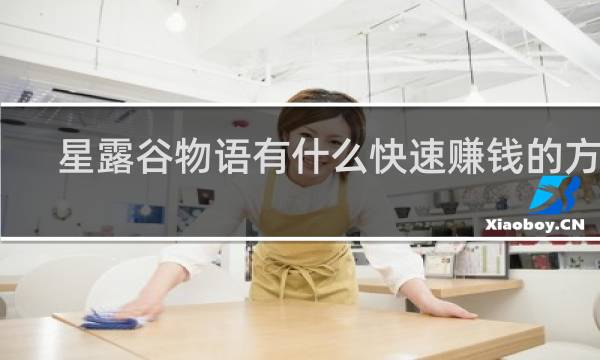 星露谷物语有什么快速赚钱的方法