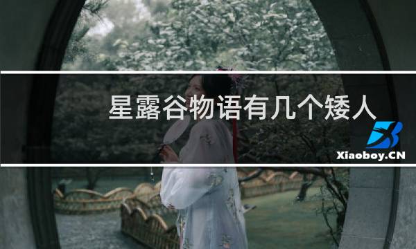 星露谷物语有几个矮人