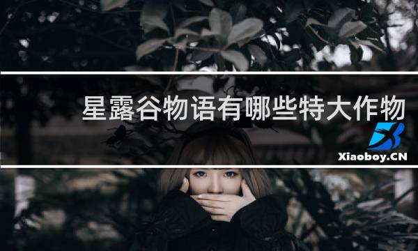 星露谷物语有哪些特大作物