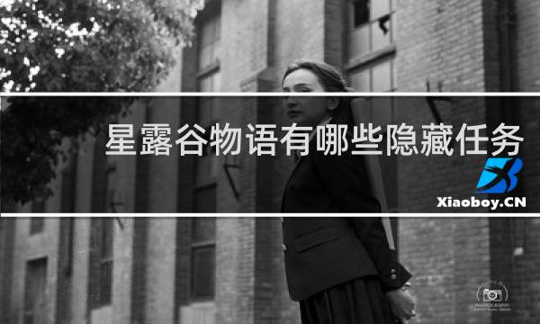 星露谷物语有哪些隐藏任务
