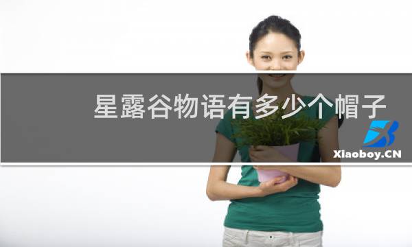星露谷物语有多少个帽子