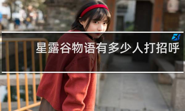 星露谷物语有多少人打招呼