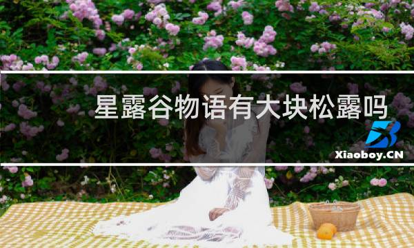 星露谷物语有大块松露吗