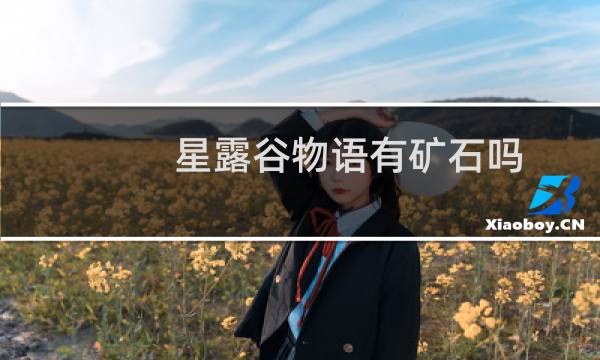 星露谷物语有矿石吗