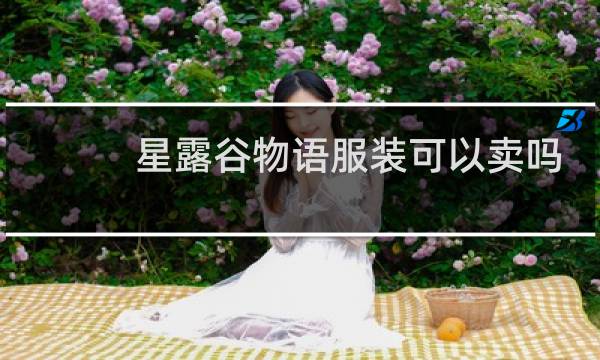 星露谷物语服装可以卖吗