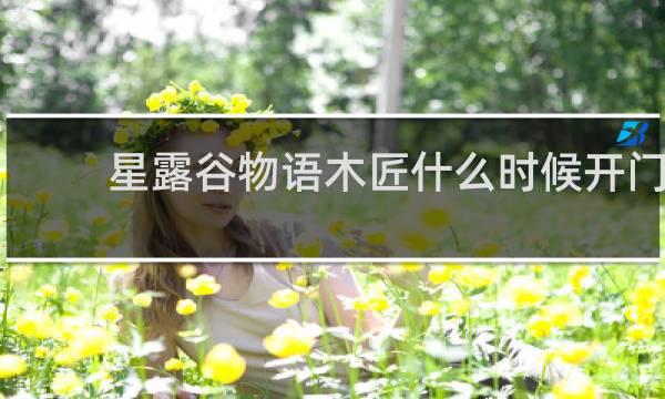 星露谷物语木匠什么时候开门