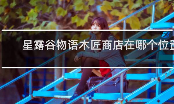 星露谷物语木匠商店在哪个位置