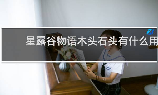 星露谷物语木头石头有什么用