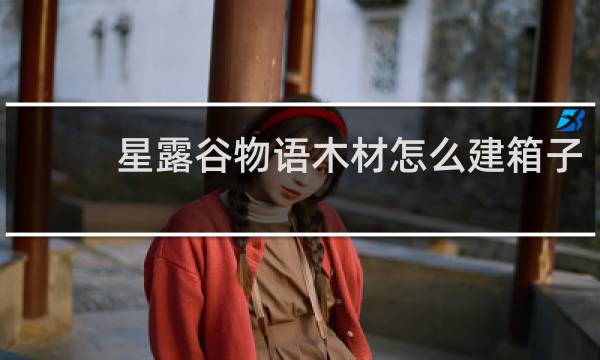星露谷物语木材怎么建箱子