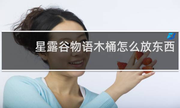 星露谷物语木桶怎么放东西