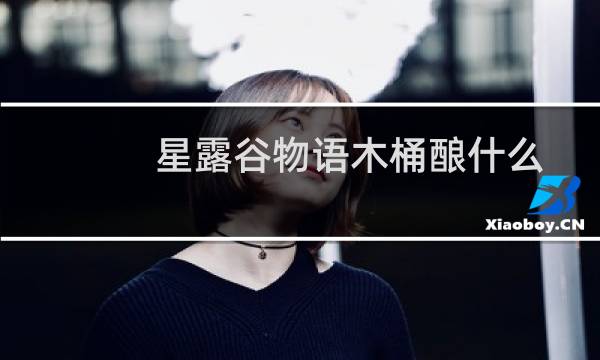 星露谷物语木桶酿什么