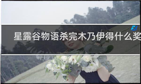 星露谷物语杀完木乃伊得什么奖励