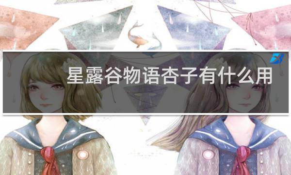 星露谷物语杏子有什么用