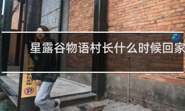 星露谷物语村长什么时候回家