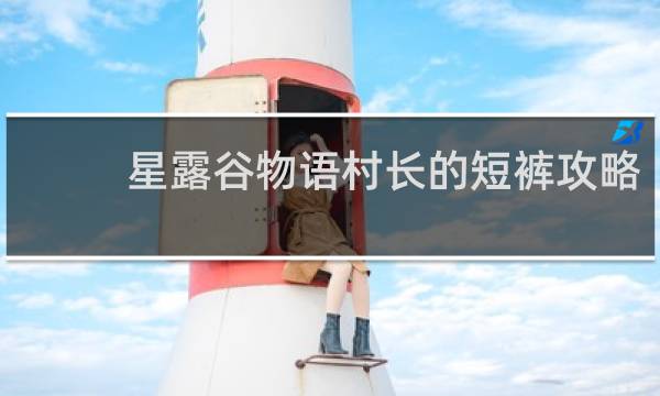 星露谷物语村长的短裤攻略