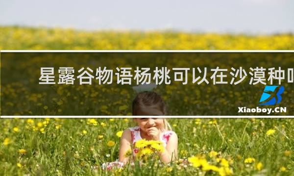 星露谷物语杨桃可以在沙漠种吗