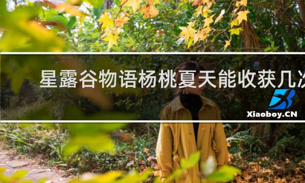 星露谷物语杨桃夏天能收获几次