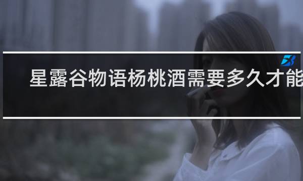 星露谷物语杨桃酒需要多久才能好