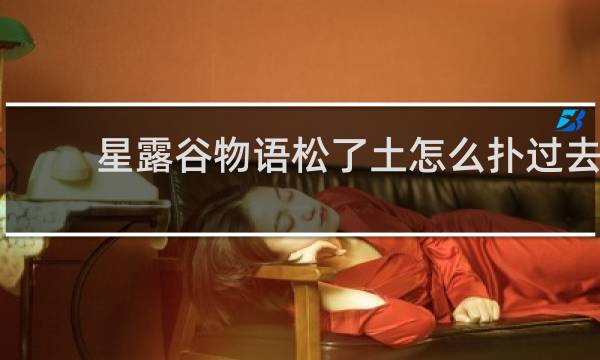 星露谷物语松了土怎么扑过去