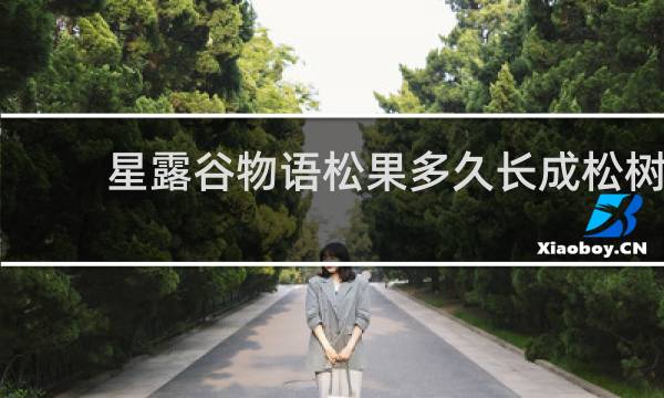 星露谷物语松果多久长成松树