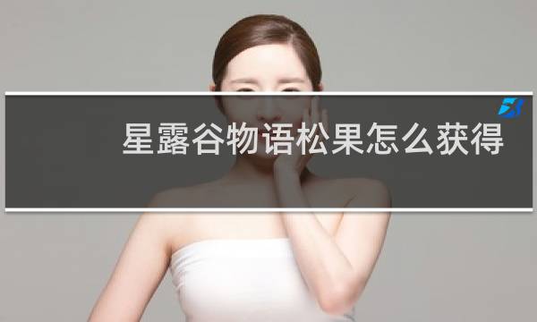 星露谷物语松果怎么获得