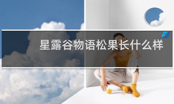 星露谷物语松果长什么样