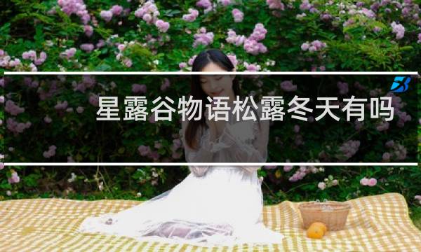 星露谷物语松露冬天有吗