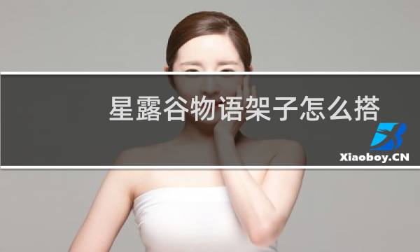 星露谷物语架子怎么搭