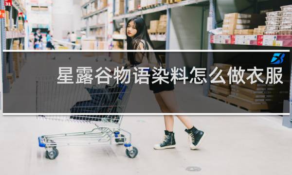 星露谷物语染料怎么做衣服