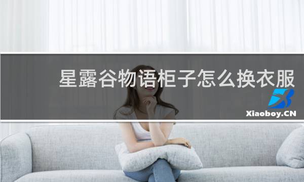 星露谷物语柜子怎么换衣服