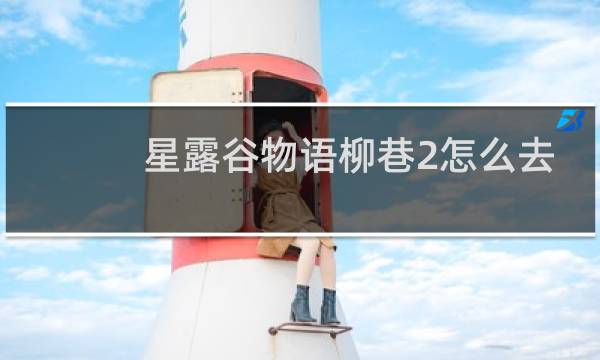 星露谷物语柳巷2怎么去