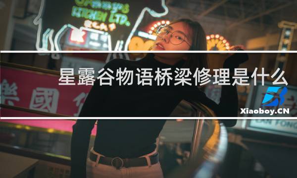 星露谷物语桥梁修理是什么