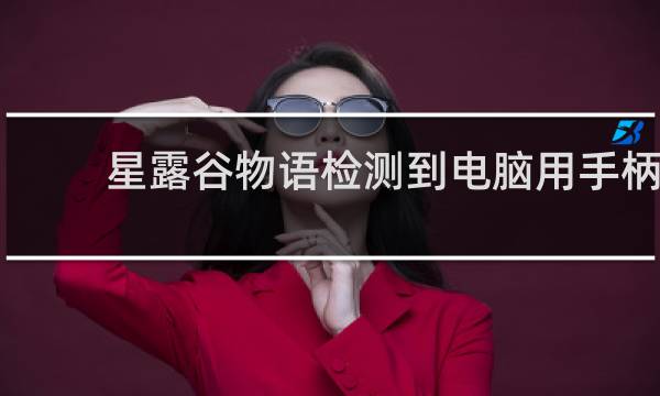 星露谷物语检测到电脑用手柄