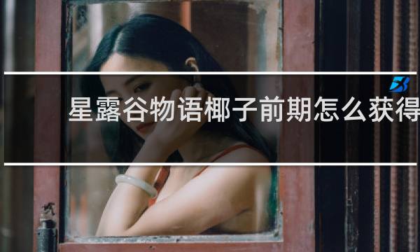 星露谷物语椰子前期怎么获得