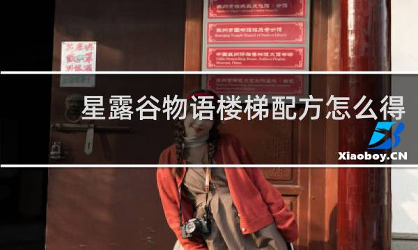 星露谷物语楼梯配方怎么得