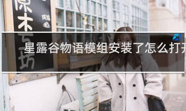 星露谷物语模组安装了怎么打开