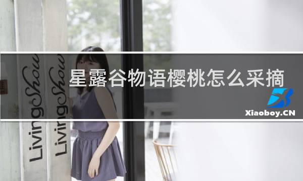 星露谷物语樱桃怎么采摘