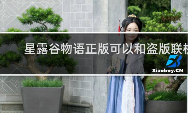 星露谷物语正版可以和盗版联机
