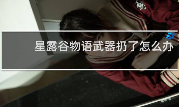 星露谷物语武器扔了怎么办