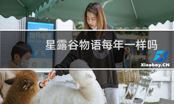 星露谷物语每年一样吗