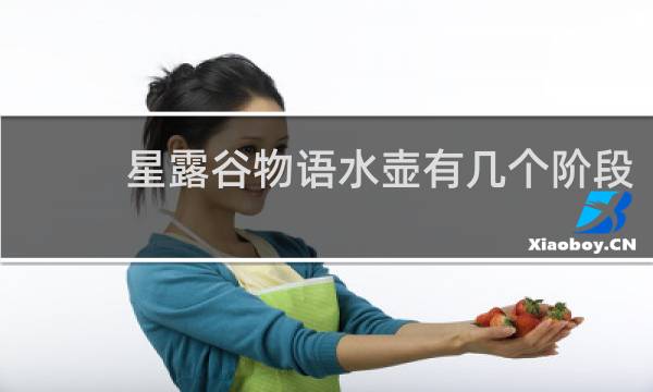 星露谷物语水壶有几个阶段
