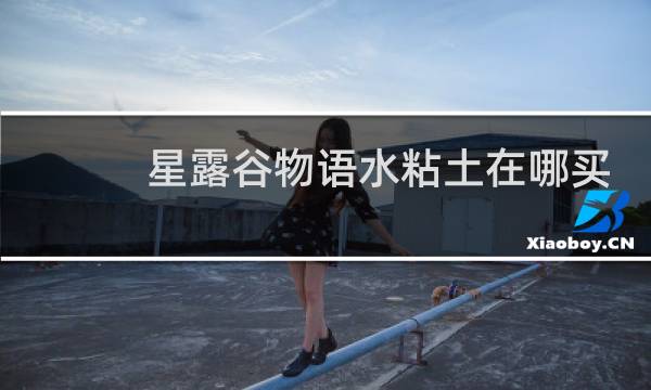 星露谷物语水粘土在哪买