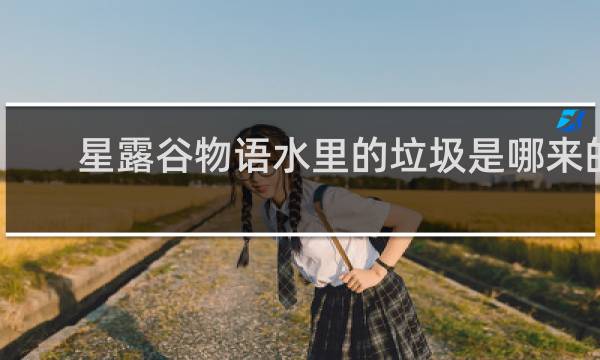 星露谷物语水里的垃圾是哪来的